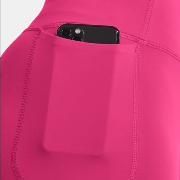 Under Armour UA Meridian Crop Leggings 1355915-634 Pink Women's Small Tall - Picture 4 of 7